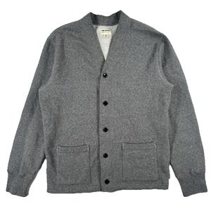 Todd Snyder Garment Dyed Cardigan Sweater Gray Canada Men's Medium